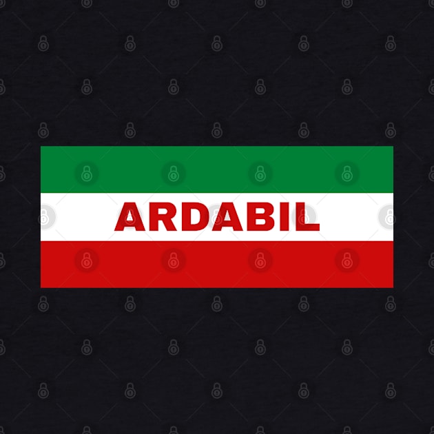 Ardabil City in Iranian Flag Colors by aybe7elf